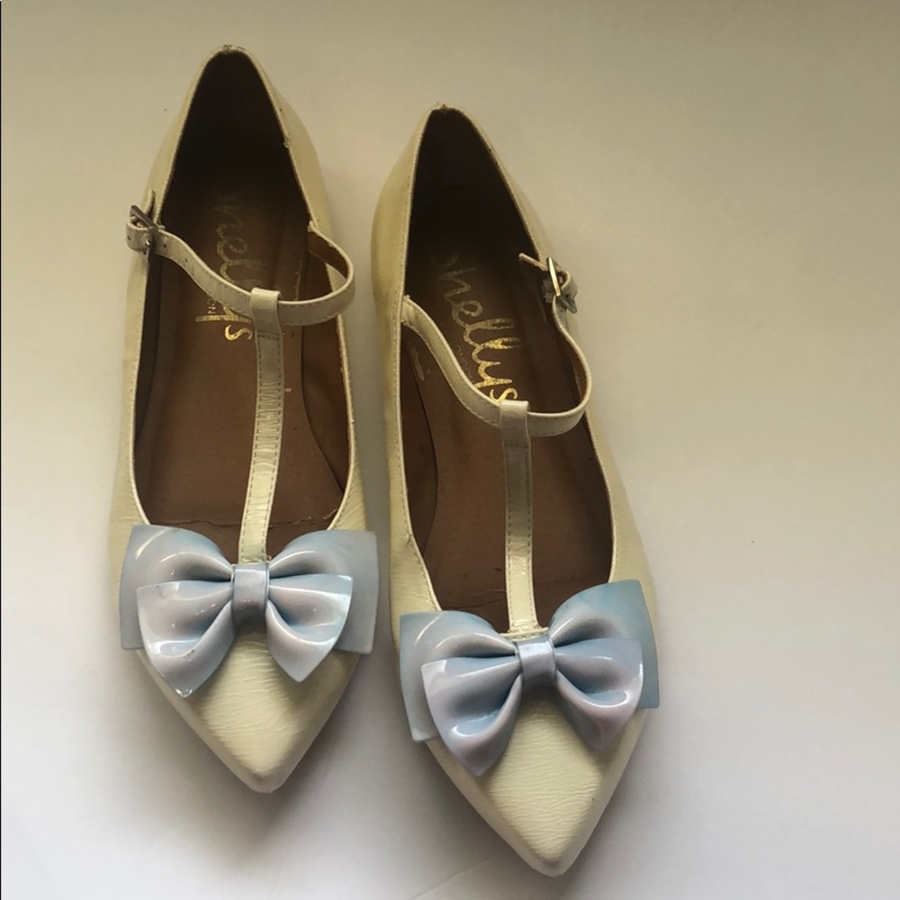Shelley’s London slip on bow flats, Euro size 40, approximately size 9